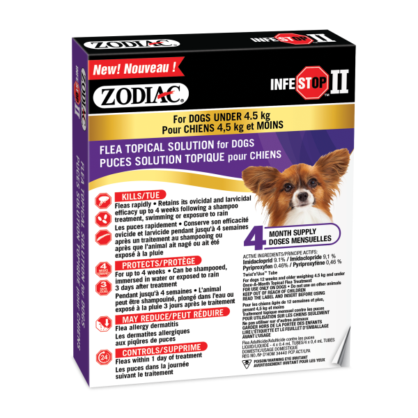Zodiac - Infestop ll Topical Dogs Under 4.5kg