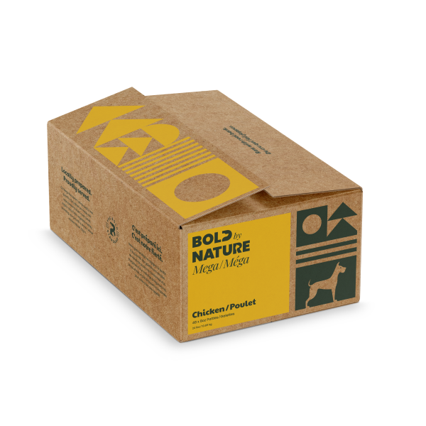 Bold by Nature - Mega Chicken Patties Dog 24lb