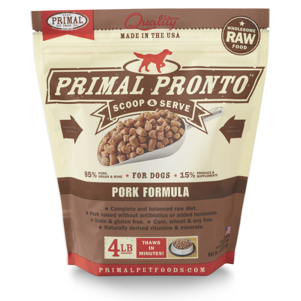 Primal - Dog Raw Pork Pronto 4 lb