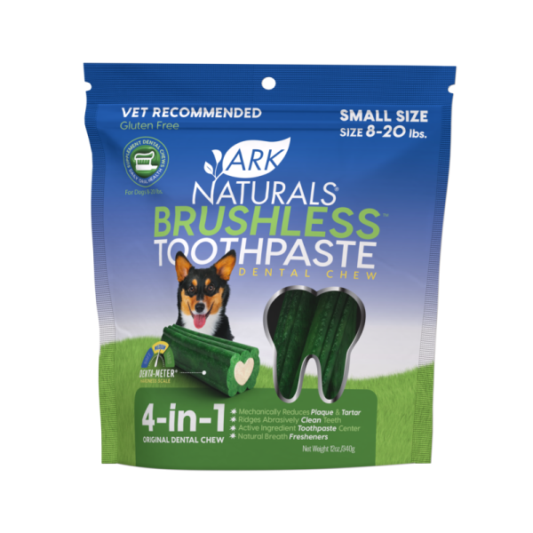 Ark Naturals - Brushless Tooth Paste Dental Chew Small 12oz