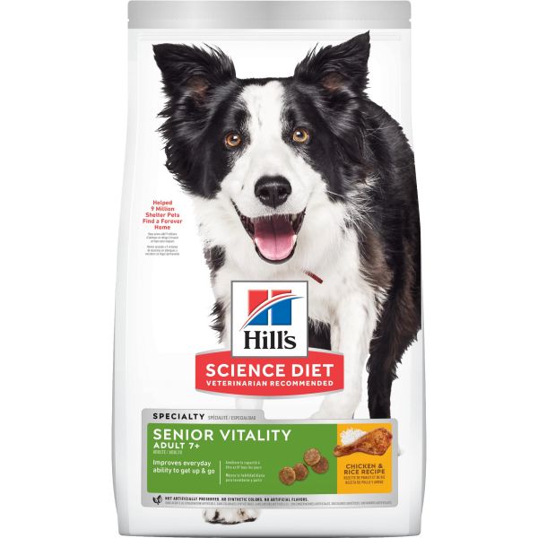 Hill&#39;s Science Diet - Adult 7+ Senior Vitality Chicken Dog 21.5lb