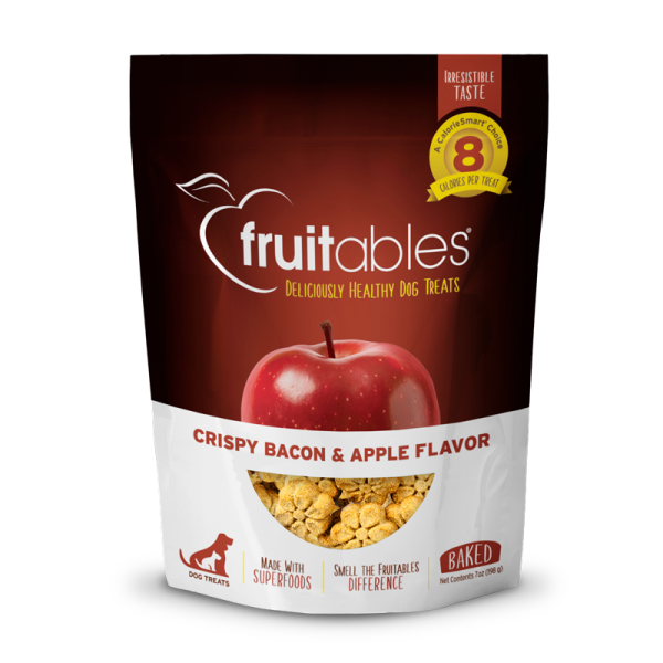 Fruitables - Dog Crispy Bacon &amp; Apple Crunchy Treats 198 g