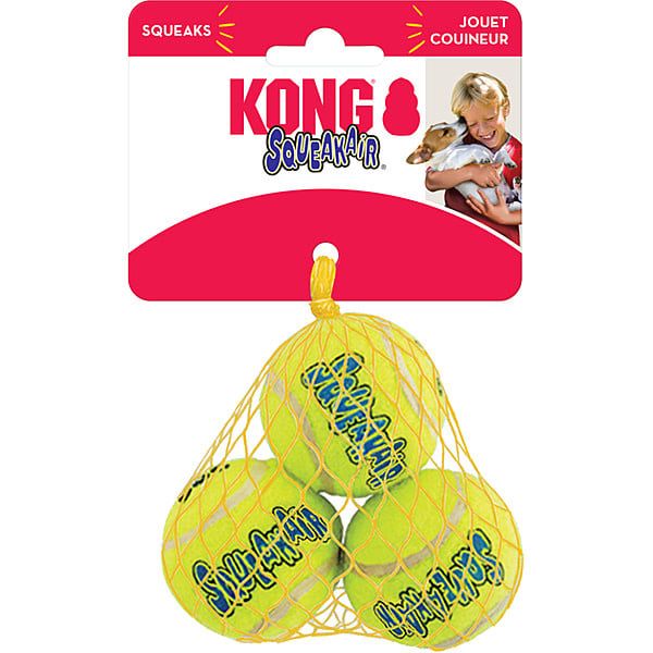 Kong - Squeaker Tennis Ball Small (3pk)