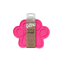 Dexypaws - Dog Lick Mat Pink Paw