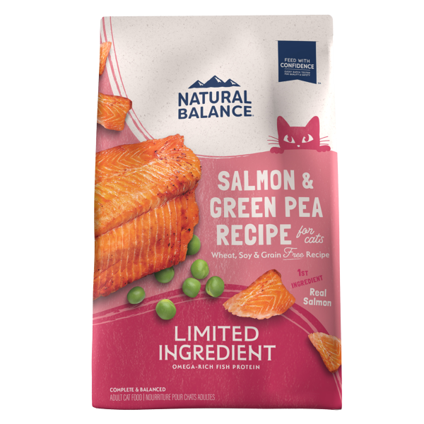 Natural Balance - LID Cat Green Pea &amp; Salmon 10lb