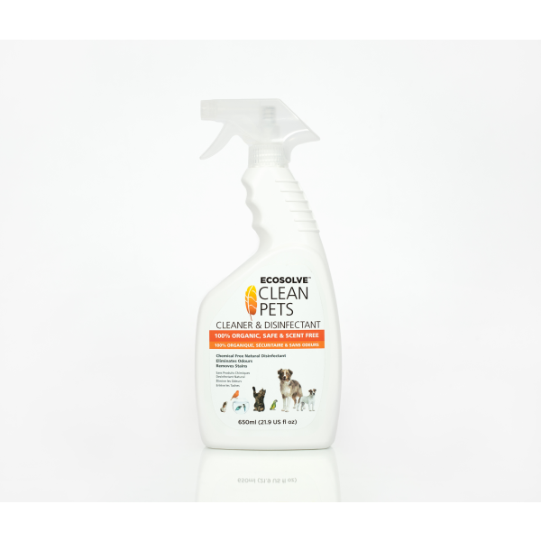 EcoSolve - Clean Pets Cleaner and Disinfectant 650 ml