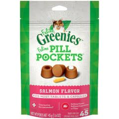 Greenies - Pill Pockets Salmon Cat 1.6oz