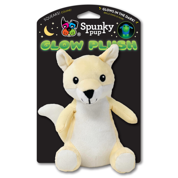 Spunky Pup - Glow Plush Fox Large