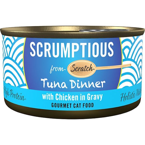 Scrumptious - Tuna  &amp; Chicken in Gravy Cat 2.8oz