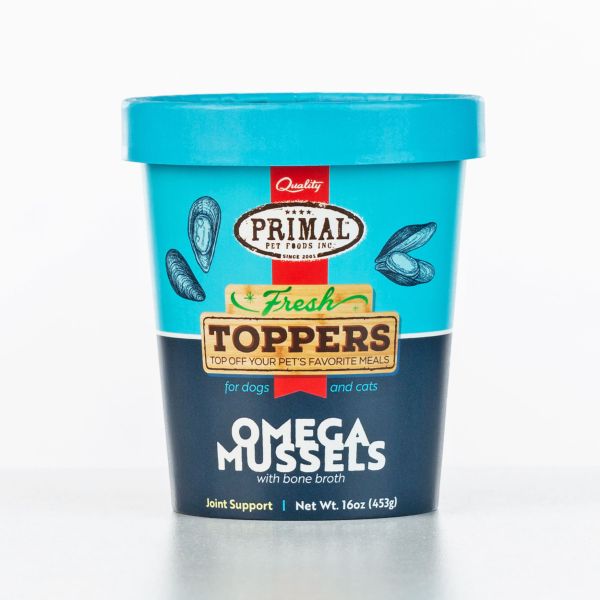 Primal - Fresh Toppers Omega Mussels 16 oz
