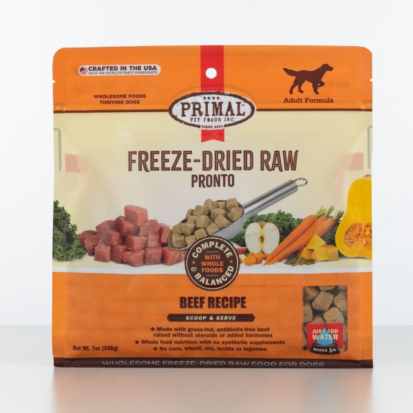 Primal - Freeze Dried Beef Pronto Dog 7 oz