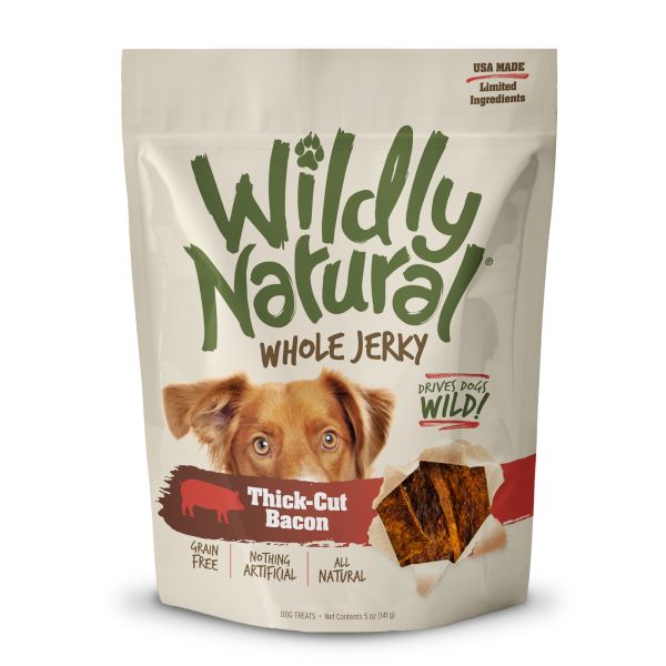 Wildly Natural - Whole Jerky Strips Thick Cut Bacon 141 g