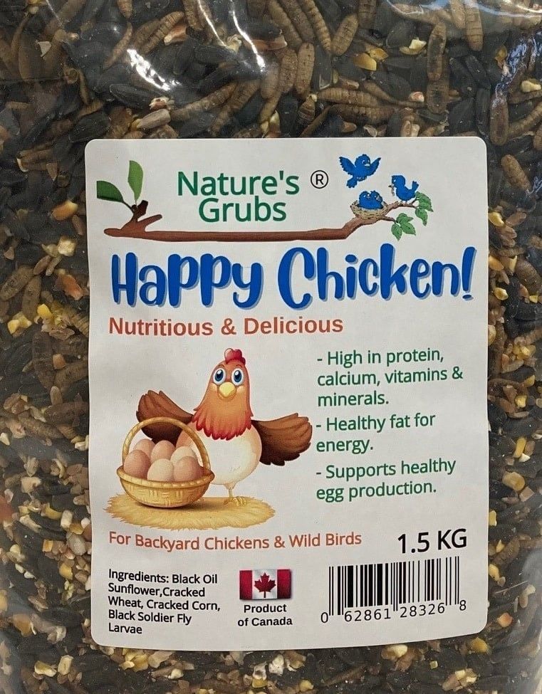 Nature&#39;s Grub - Happy Flock Grub/Wild Bird 1.5kg