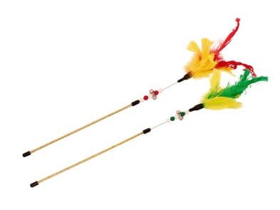 Budz - Feather Toys for Cats Budgie 14&quot;