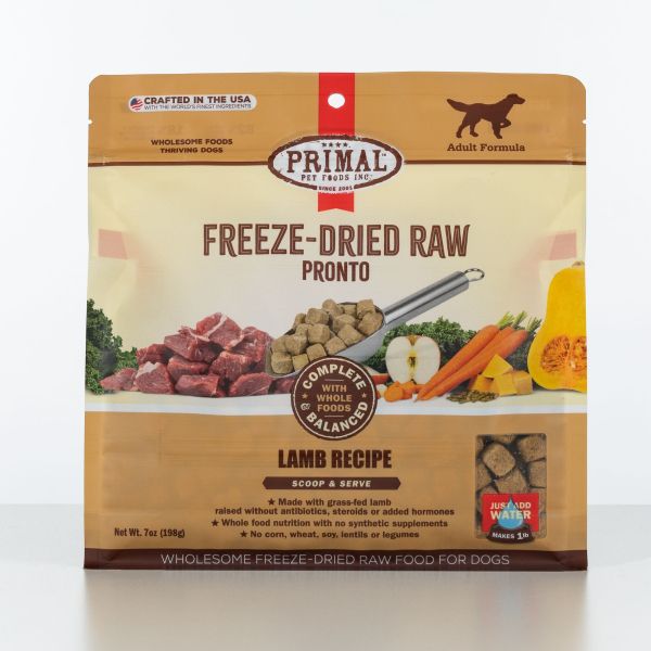 Primal - Freeze Dried Lamb Pronto Dog 7 oz