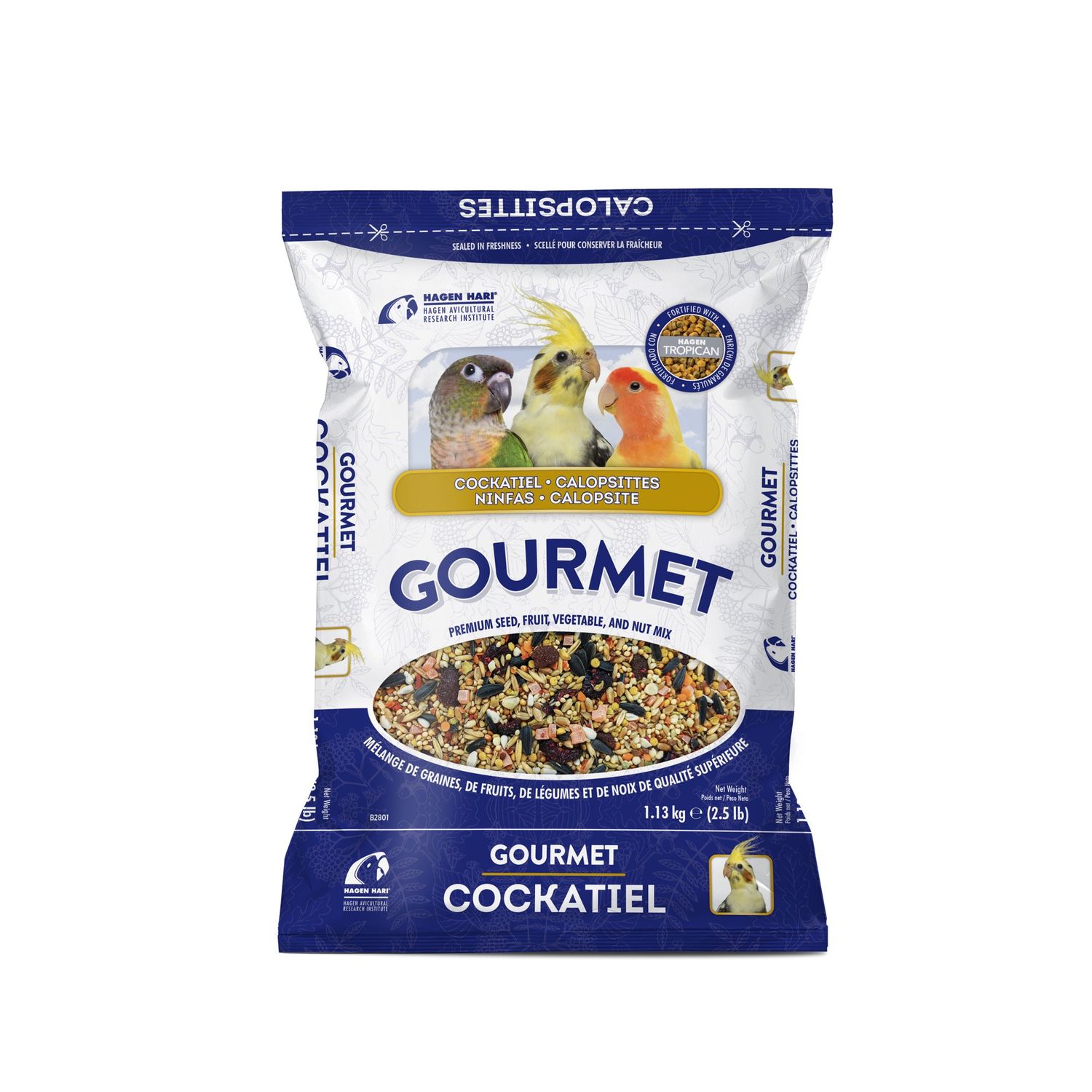 Hari - Gourmet Premium Seed Mix For Cockatiels - 1.13 kg (2.5 lb)