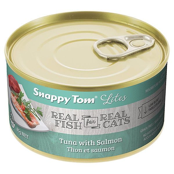 Snappy Tom - Lites Tuna with Salmon 85g  Cat