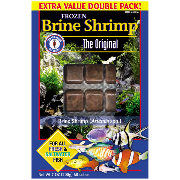 San Francisco Bay Brand - Frozen Brine Shrimp Cubes 7 oz