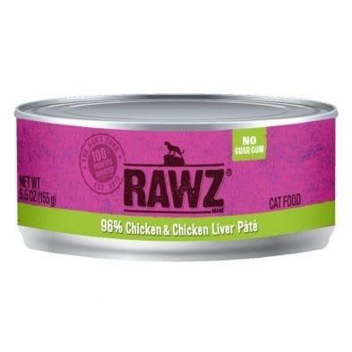 Rawz - 96% Chicken and Chicken Liver Cat 5.5oz