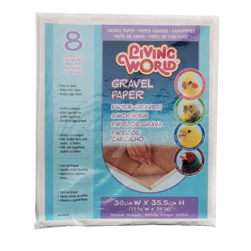 Living World - Gravel Paper Small 8 pack 30 cm x 35.5 cm