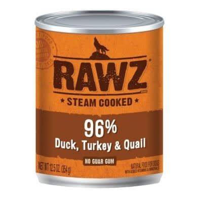 RAWZ - 96% Duck, Turkey and Quail Dog 354g
