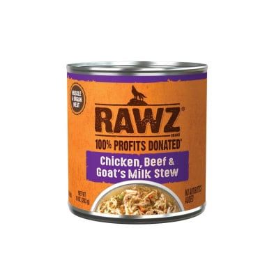 RAWZ - Dog Chicken, Beef &amp; Goat’s Milk Stew 10oz