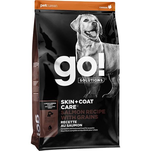 GO! - Skin &amp; Coat Salmon w/ Grain Large Breed Puppy 25LB