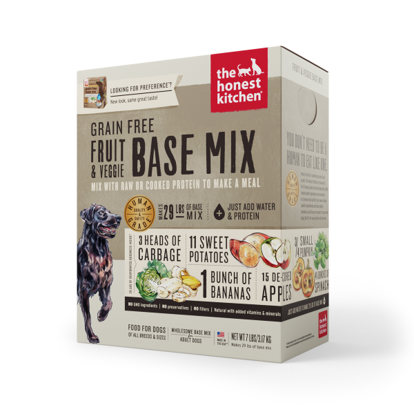 The Honest Kitchen - Dog Dehydrated GF Fruit &amp; Veggie Base Mix 7 lb