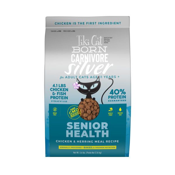 Tiki Cat Born - Carnivore Silver Senior Health non-GMO 5.6 lb
