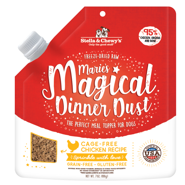 Stella &amp; Chewys - Dog FD Maries Mgc Dnr Dust CgFr Chicken 7 oz