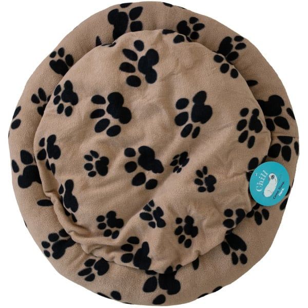 Unleashed - Donut Bed Paw Print 30&quot;