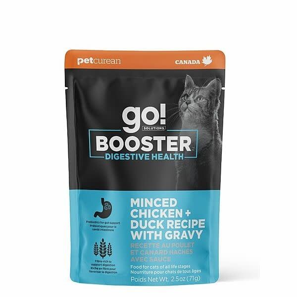 GO! - Booster Digestive Minced Chickn &amp; Duck w/gravy 2.5oz Cat