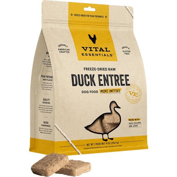 Vital Essentials - FD Raw Duck Entree Mini Patties 14oz Dog
