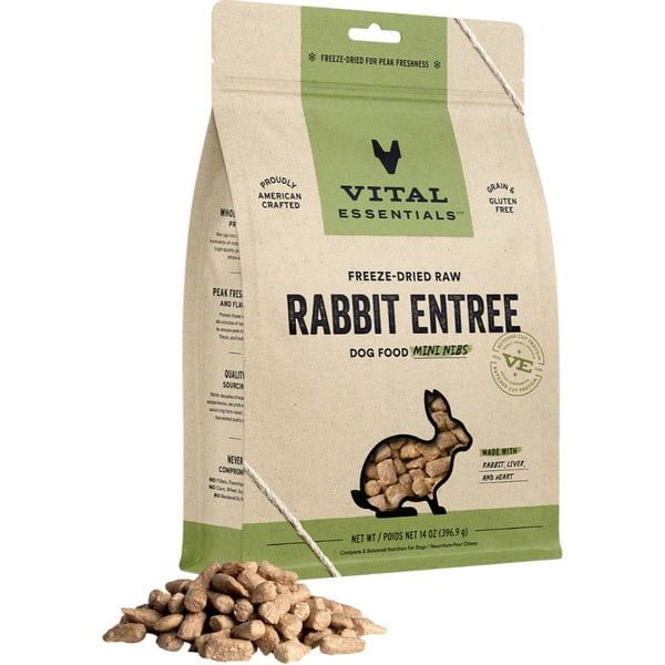 Vital Essentials - FD Raw Rabbit Entree Mini Nibs 14oz Dog