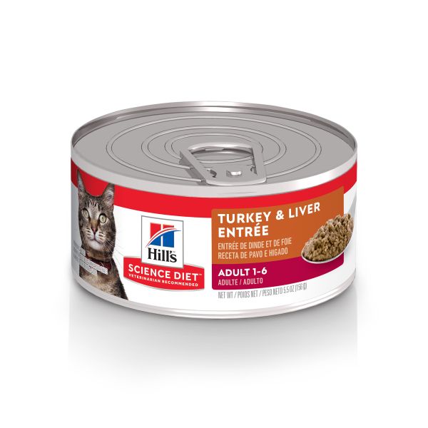 Hill&#39;s Science Diet - Adult Savory Turkey Entree Cat 5.5 oz