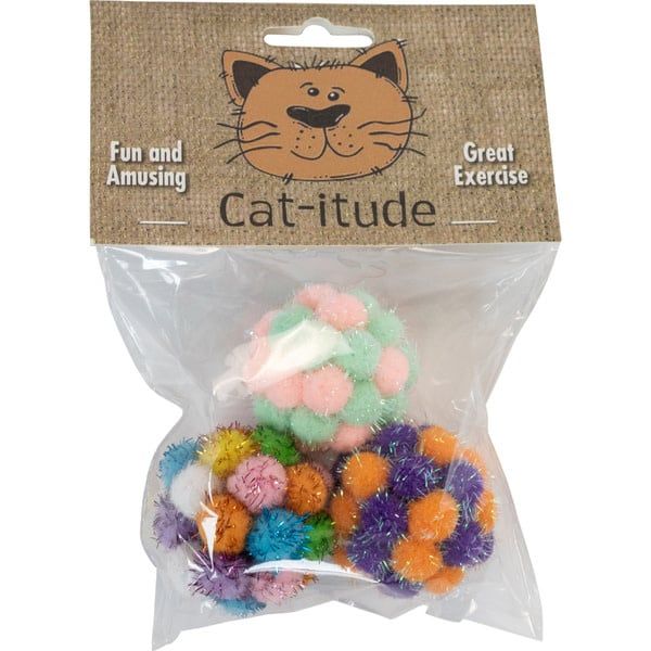 Amazing Pet - Plush Bubbly Ball Assorted Cat