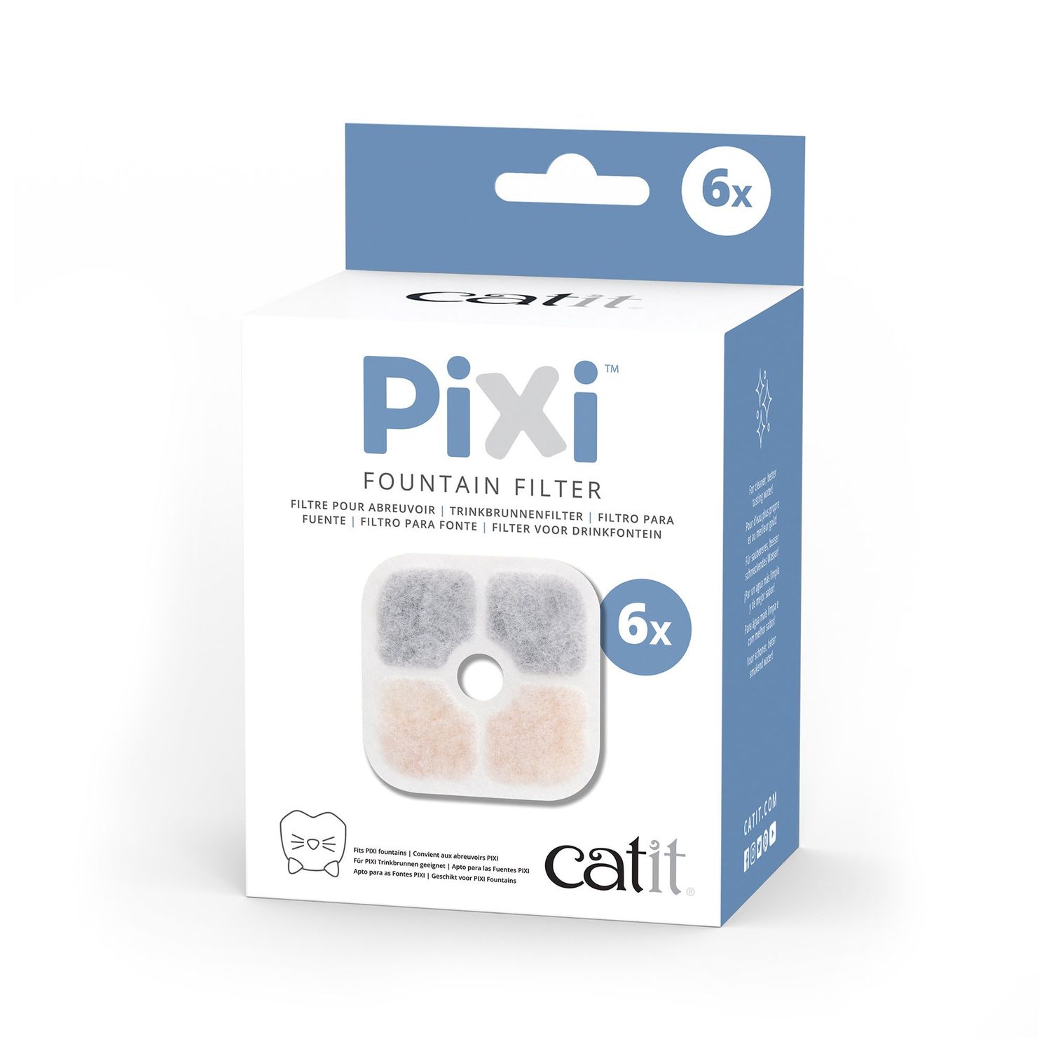 Catit - PIXI Fountain Cartridge - 6 pack