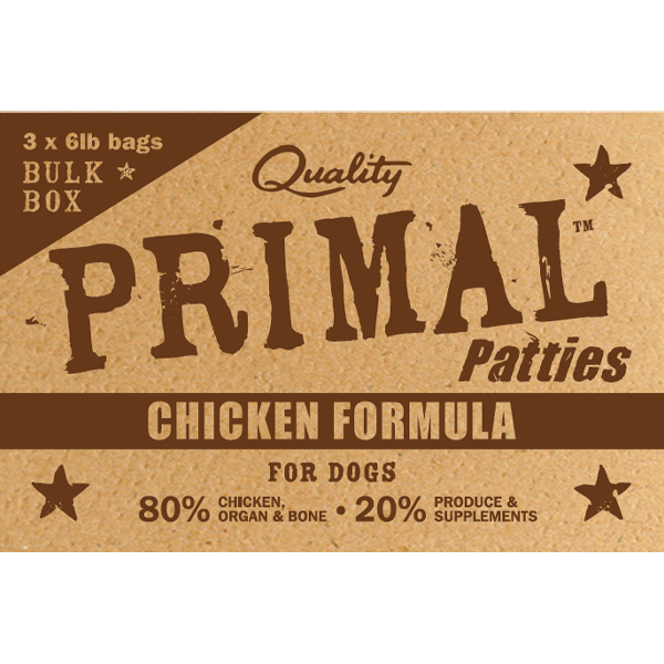 Primal - Dog Raw Chicken Bulk 18 lb