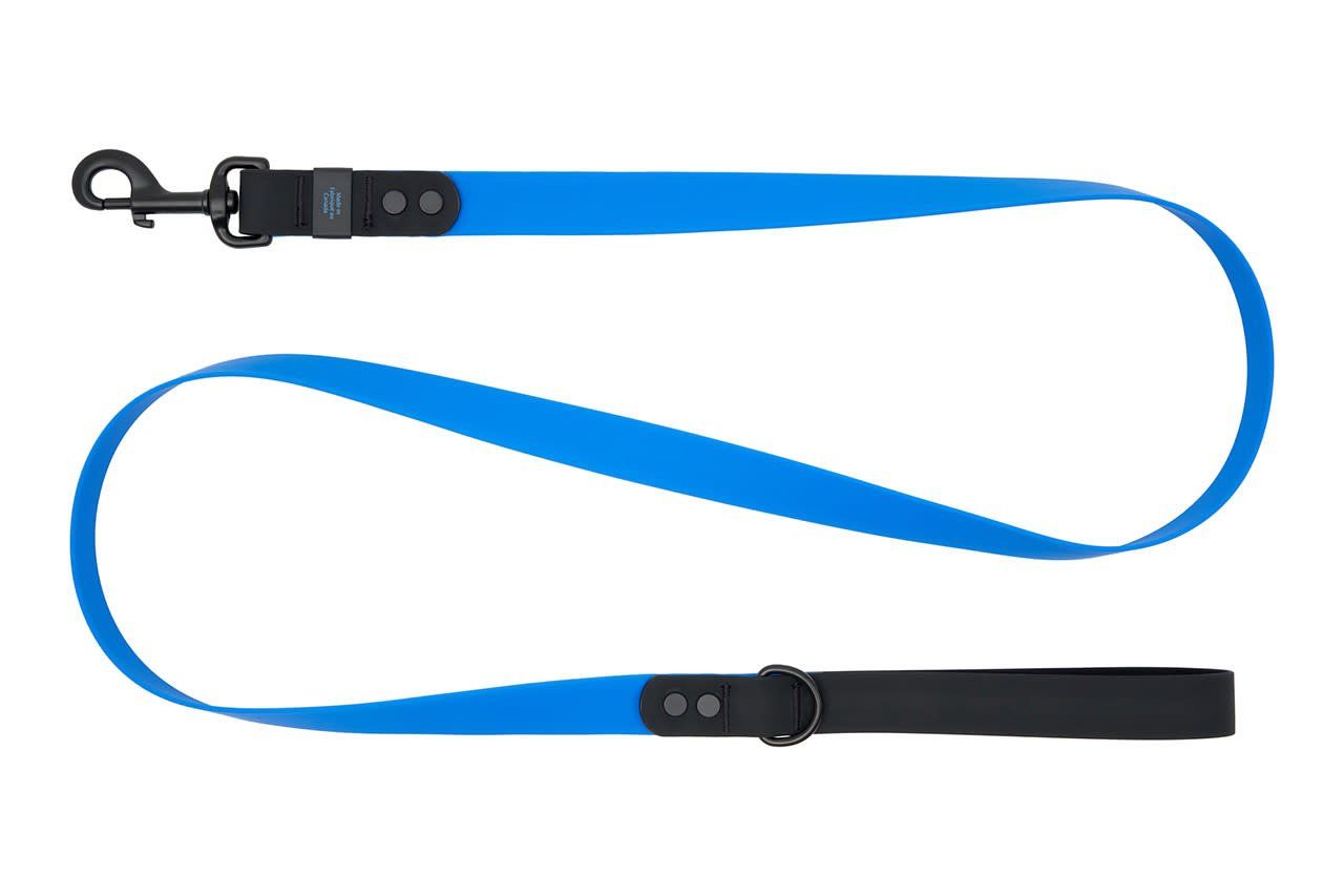 RC Pets - Waterproof Leash Sapphire/Black 1&quot;x5&#39;