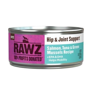 Rawz - Hip &amp; Joint Support Salmon,Tuna,Green Mussels Cat 5.5oz