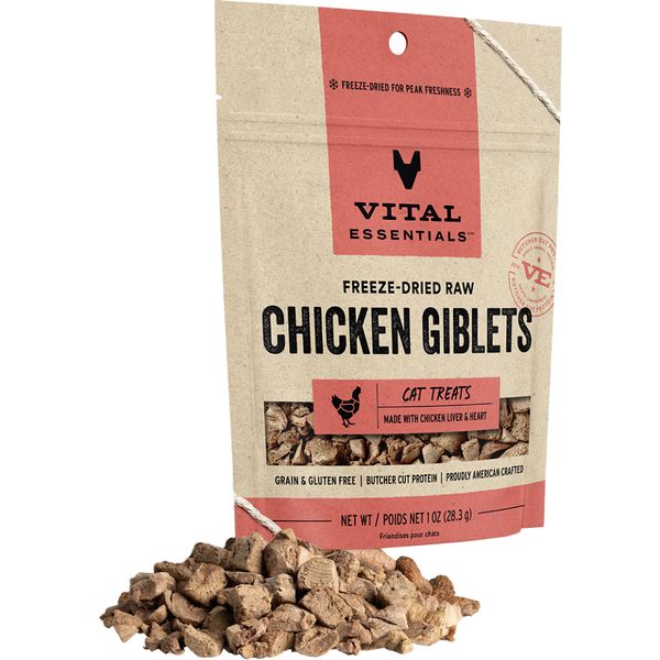 Vital Essentials - FD Chicken Giblets 1oz Cat