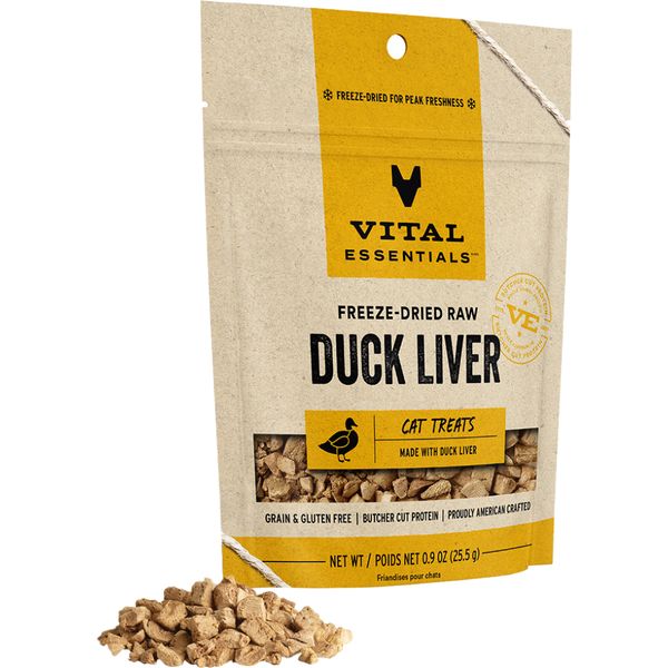 Vital Essentials - FD Duck Liver 0.9oz Cat