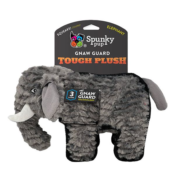 Spunky Pup - Tough Plush Elephant