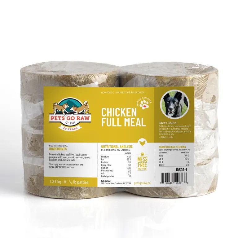 Pets Go Raw - Chicken Full Meal Dog