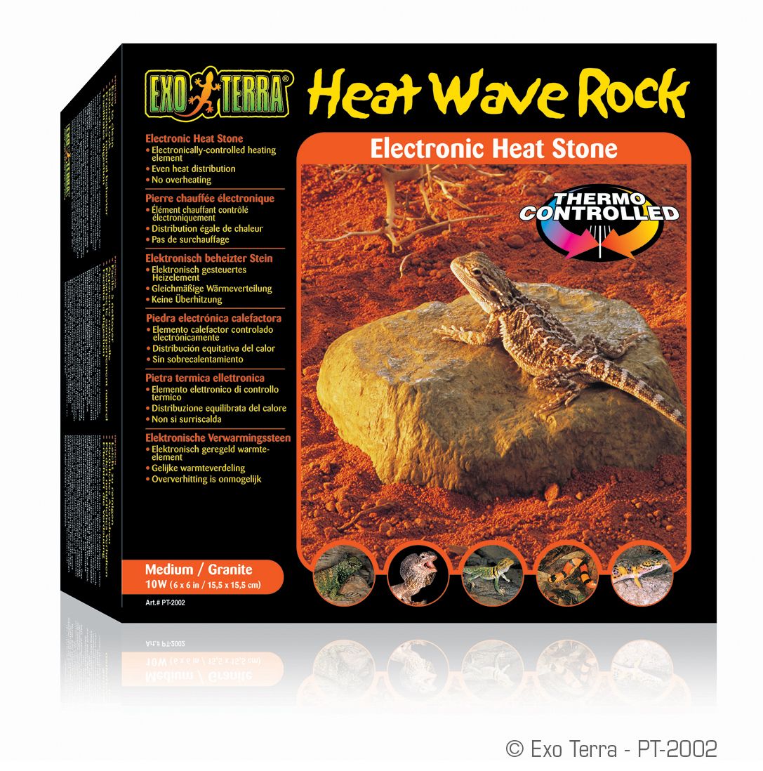 Exo Terra - Heat Wave Rock - Medium - 6 x 6 in - 10 W