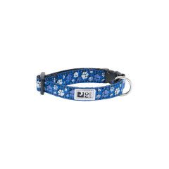 RC Pets - Petite Clip Collar 1/2" Fresh Tracks Blue