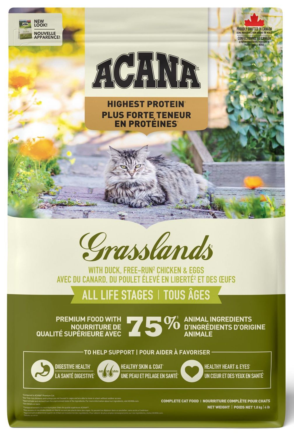 Acana - Grasslands Cat, Size: 1.8kg
