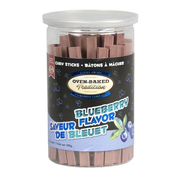 OBT - Dog Chew Sticks Blueberry 500g