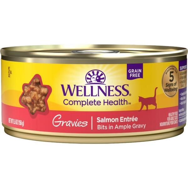 Wellness - Complete Health Gravies Salmon Entree Bits in Gravy Cat 5.5oz