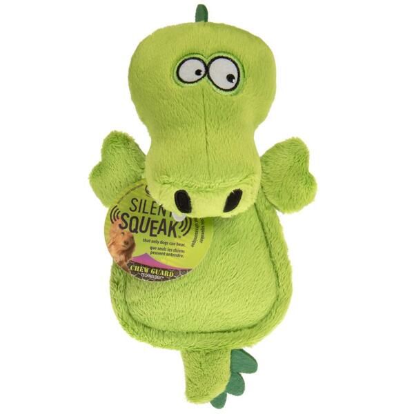GoDog - Flattie Gator Silent Squeak Plush Large